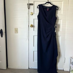 NWT Vince Canuto Navy Dress size 12 navy blue